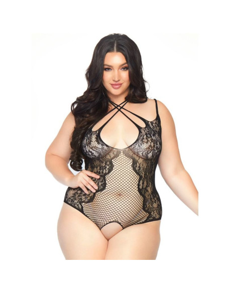 LEG AVENUE - CROTHLESS TEDDY 1X-2X