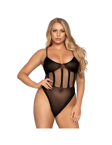 LEG AVENUE - BODYSUIT AND SKIRT SET ONE SIZE