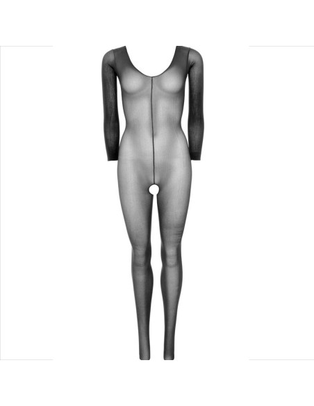 LEG AVENUE - BODYSTOCKING LONG SLEEVE BLACK