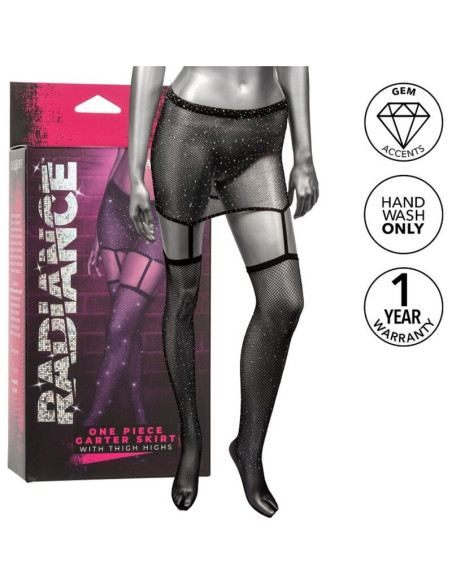 CALEXOTICS - RADIANCE GARTER SKIRT THIGH HIGHS