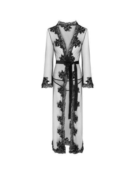 LIVCO CORSETTI FASHION - NOKINA LC XG055 DRESSIN G GOWN PANTY BLACK ONE SIZE