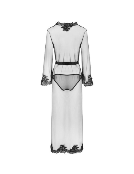 LIVCO CORSETTI FASHION - NOKINA LC XG055 DRESSIN G GOWN PANTY BLACK ONE SIZE