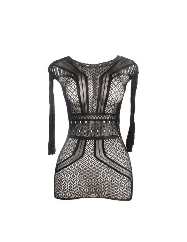 SUBBLIME - 951931 SHORT FISHNET DRESS WITH BARE BACK ONE SIZE