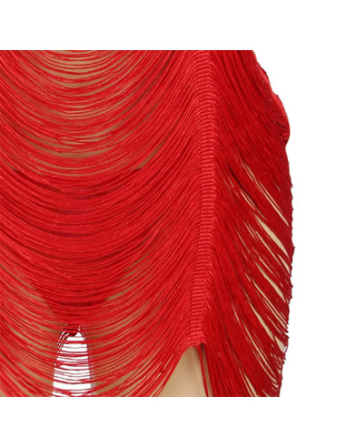 SUBBLIME - 954246 DIRŽELIAIS DENGTA SUKNELĖ SU STRINKELĖMIS, RAUDONA S-M