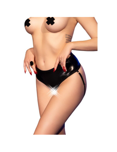 CHILIROSE - CR 4841 CROTCHLESS PANTY BLACK S-M