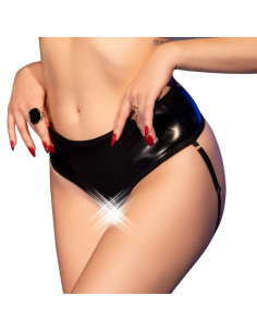 CHILIROSE - CR 4841 CROTCHLESS PANTY BLACK L-XL