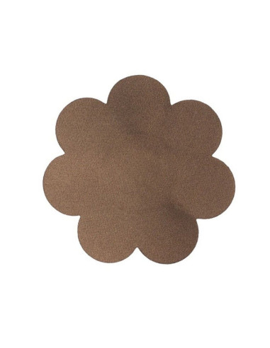BYE-BRA - BODY TAPE 5 M X 6.5 CM 3 PAIRS OF NIPPLE COVERS BROWN