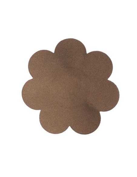 BYE-BRA - BODY TAPE 5 M X 6.5 CM 3 PAIRS OF NIPPLE COVERS BROWN