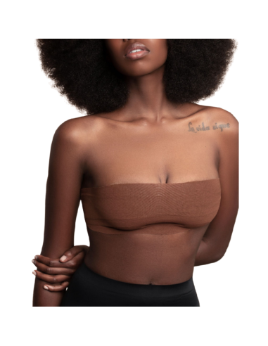 BYE-BRA - BODY TAPE 5 M X 6.5 CM 3 PAIRS OF NIPPLE COVERS BROWN