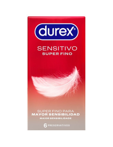 DUREX - SUPER THIN SENSITIVE 6 UNITS