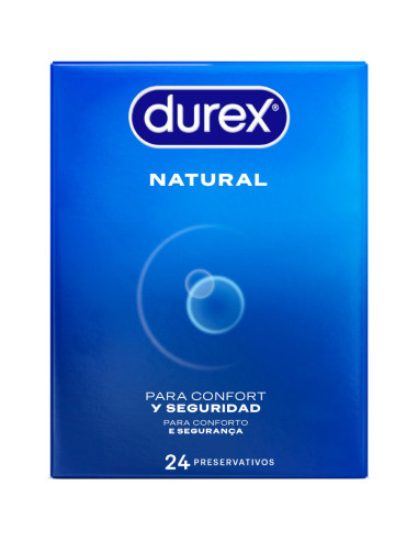 DUREX - NATURAL CONDOMS 24 UNITS