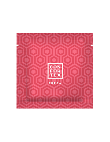 CONFORTEX - STRAWBERRY CONDOM 144 UNITS