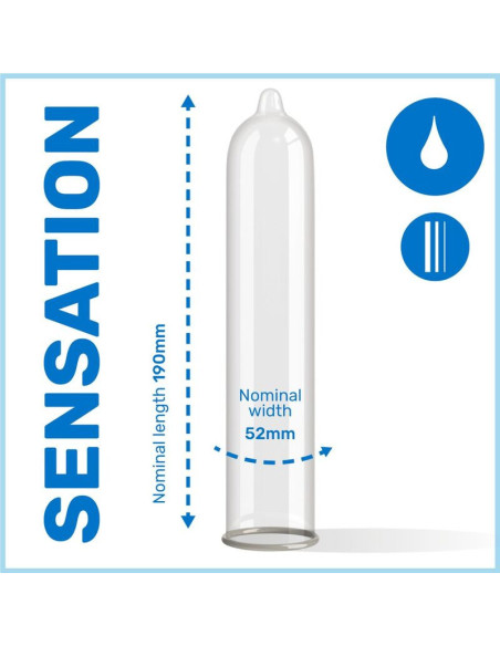 PASANTE - SENSITIVE ULTRAFINE PREZERVATYVAI, 144 VIENETAI