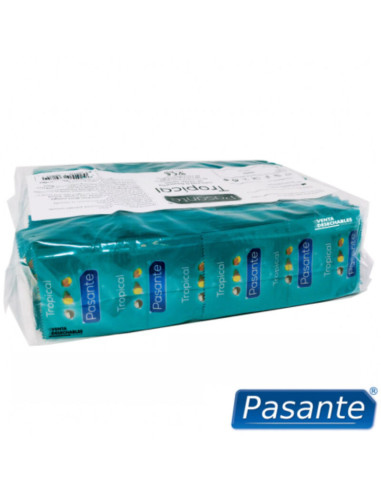 PASANTE - CONDOMS TROPICAL BAG 144 UNITS