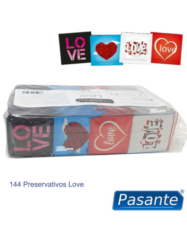 PASANTE - PREzervatyvai LOVE BAG 144 Vnt