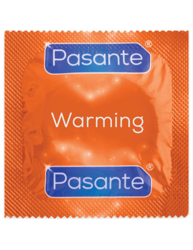 PASANTE - CONDOMS WARMING EFFECT BAG 144 UNITS