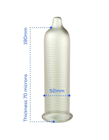 PASANTE - Prezervatyvų šildantis maišelis, 144 vnt.