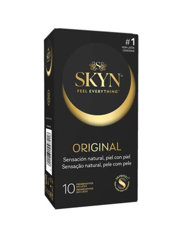 SKYN - ORIGINALŪS PREZERVATYVAI NATURAL SENSATION 10 VIENETŲ