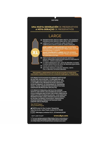 SKYN - LARGE EXTRA ADJUSTMENT CONDOMS 10 UNITS
