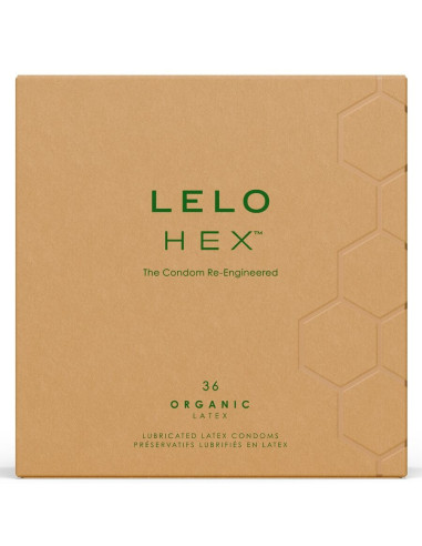 LELO - HEX ORGANIC CONDOM BOX 36 UNITS
