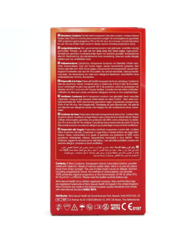 SKINS - BRAŠKIŲ PREMIUM PREZERVATYVŲ PAKUOTĖ, 8 vnt.