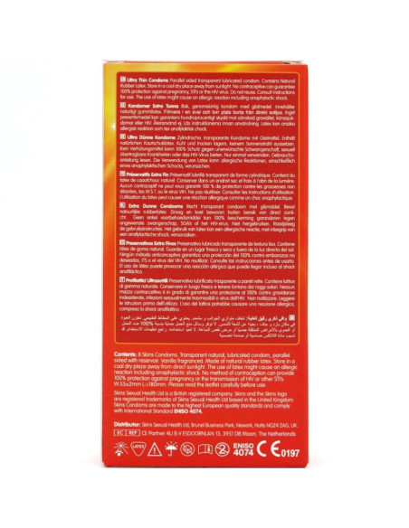 SKINS - ULTRA THIN PREMIUM CONDOMS PACK 8