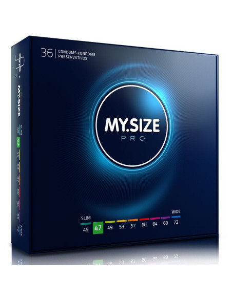 MY SIZE - PRO CONDOMS 47 MM 36 UNITS