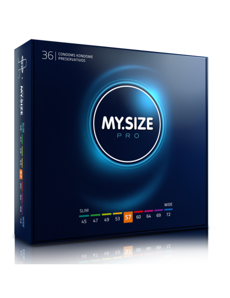 MY SIZE - PRO CONDOMS 57 MM 36 UNITS
