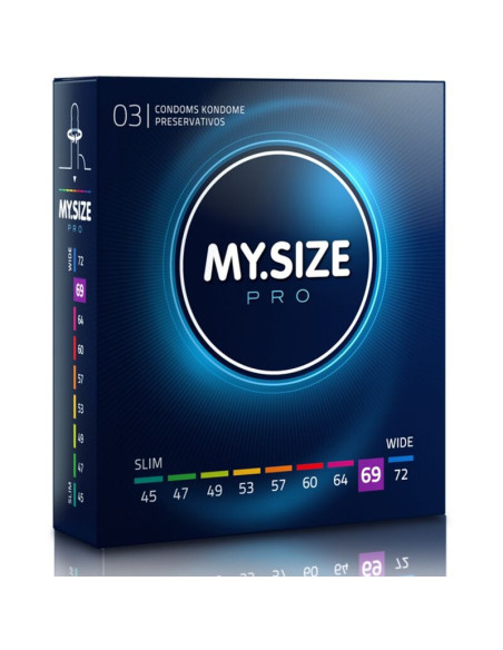 MY SIZE - PRO CONDOMS 69 MM 3 UNITS