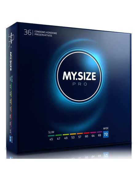 MY SIZE - PRO CONDOMS 72 MM 36 UNITS