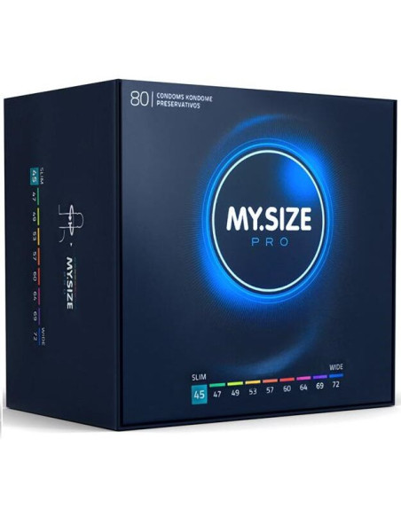 MY SIZE - PRO CONDOMS 45 MM 80 UNITS