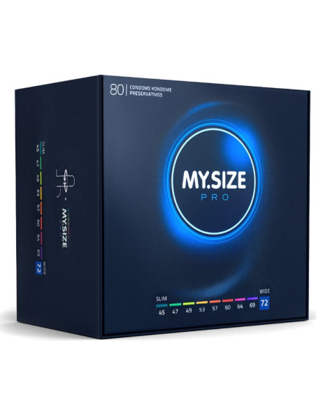 MY SIZE - PRO CONDOMS 72 MM 80 UNITS