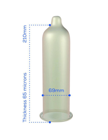 PASANTE - CONDOMS SIZE SUPER KING BAG 144 UNITS