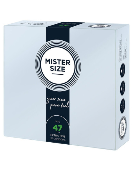 MISTER SIZE - CONDOMS SIZE XS 47 MM (36 UNITS)