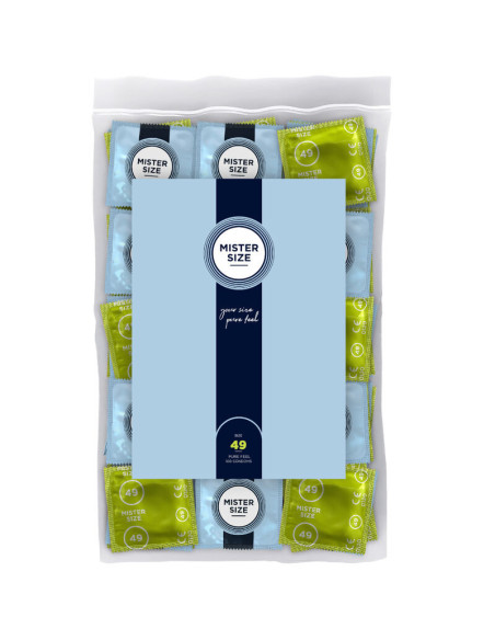 MISTER SIZE - PREZERVATYVŲ DYDIS S 49 MM (100 VIENETŲ)