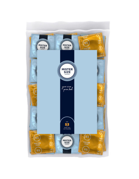 MISTER SIZE - CONDOM SIZE M 53 MM (100 UNITS)