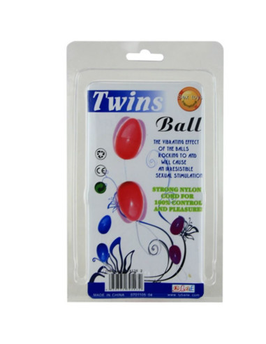 BAILE - TWINS BALLS PINK ANAL BALLS