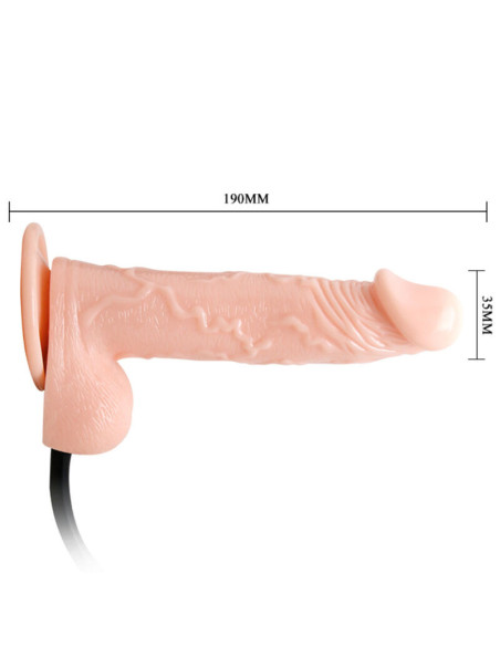 DANCE - REALISTIC INFLATABLE DILDO WITH SUCTION CUP 15 CM