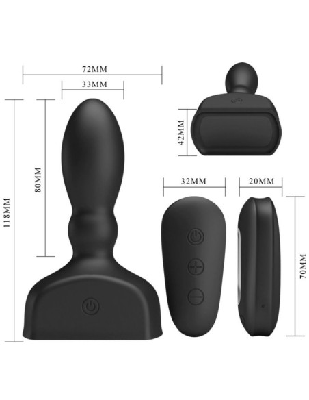 PRETTY LOVE - MARRIEL PROSTATIC VIBRATOR AND INFLATABLE