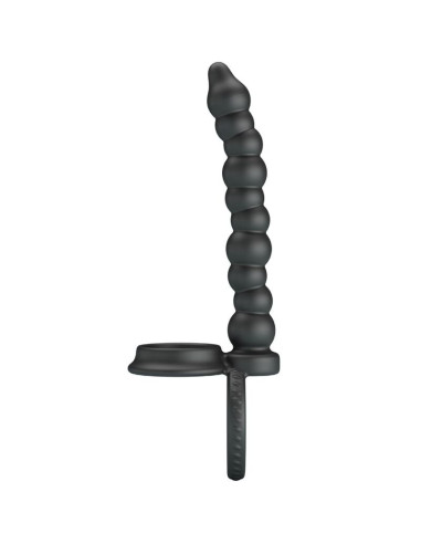 PRETTY LOVE - DILLION DOUBLE PENETRATION COCK RING BLACK