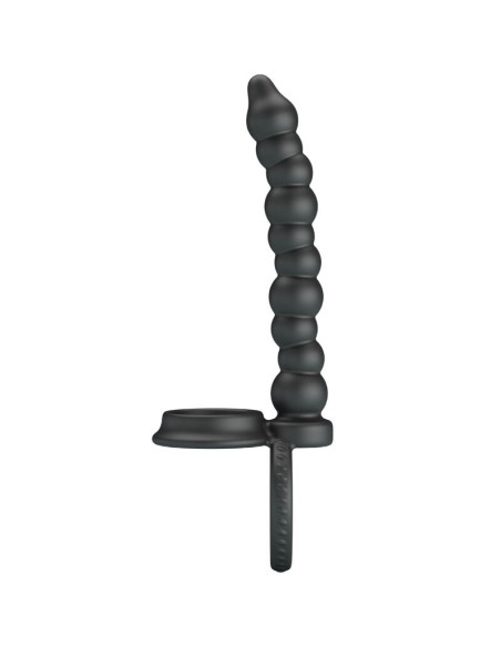 PRETTY LOVE - DILLION DOUBLE PENETRATION COCK RING BLACK