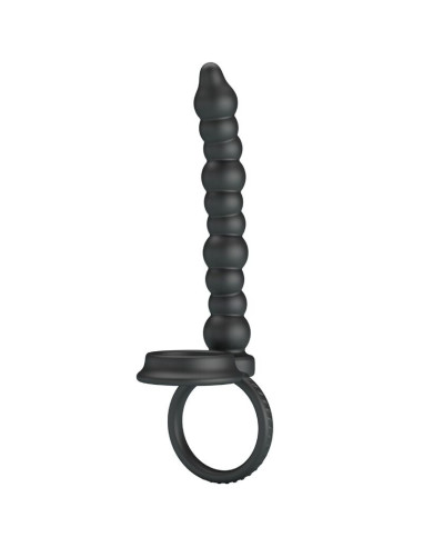 PRETTY LOVE - DILLION DOUBLE PENETRATION COCK RING BLACK