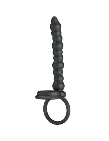 PRETTY LOVE - DILLION DOUBLE PENETRATION COCK RING BLACK