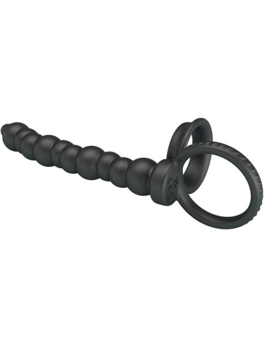 PRETTY LOVE - DILLION DOUBLE PENETRATION COCK RING BLACK
