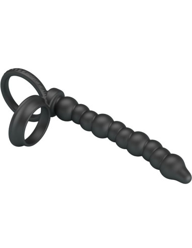 PRETTY LOVE - DILLION DOUBLE PENETRATION COCK RING BLACK