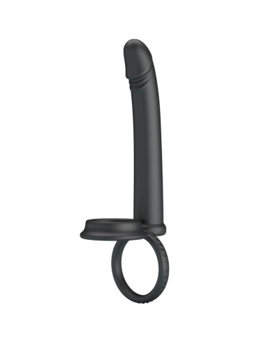 PRETTY LOVE - DILLION DOUBLE PENETRATION DOUBLE COCK RING BLACK