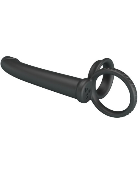 PRETTY LOVE - DILLION DOUBLE PENETRATION DOUBLE COCK RING BLACK