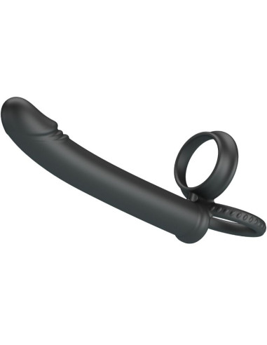 PRETTY LOVE - DILLION DOUBLE PENETRATION DOUBLE COCK RING BLACK