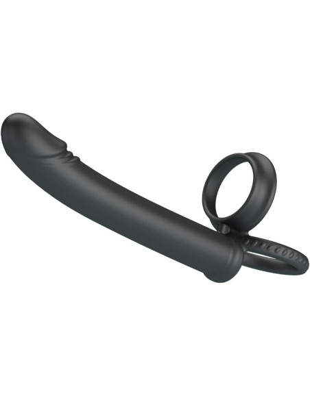 PRETTY LOVE - DILLION DOUBLE PENETRATION DOUBLE COCK RING BLACK