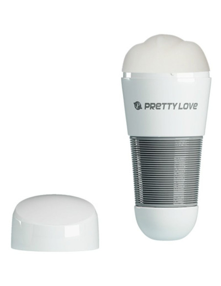 PRETTY LOVE – baltas makšties masturbatorius „Kitty White“ 2